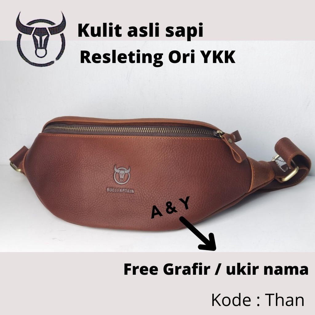 New Grazie Horse Kulit Asli LImited Stok Bag Man leather Original