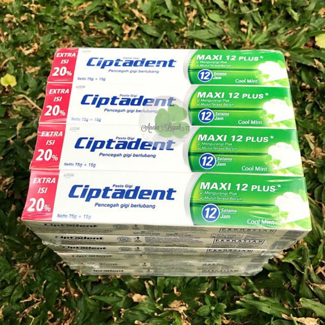 Ciptadent Maxi 12 Plus 75Grm Promo Pasta Gigi Odol