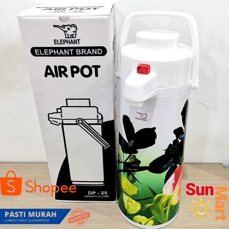 TERMOS PENCET AIR PANAS ELEPHANT 2,5 L Airpot DP 25