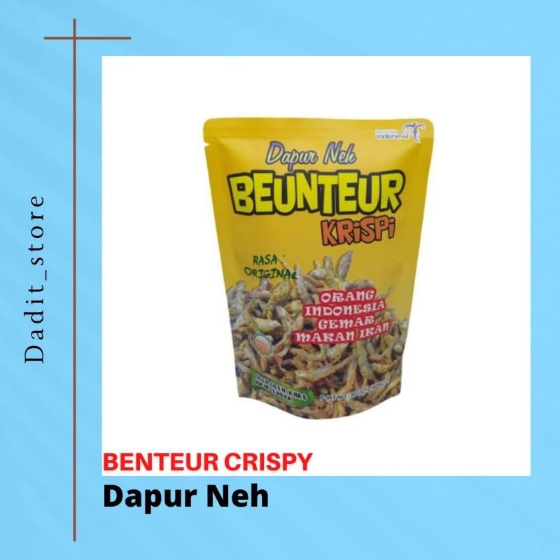 

Cemilan Benteur crispy Dapur Neh