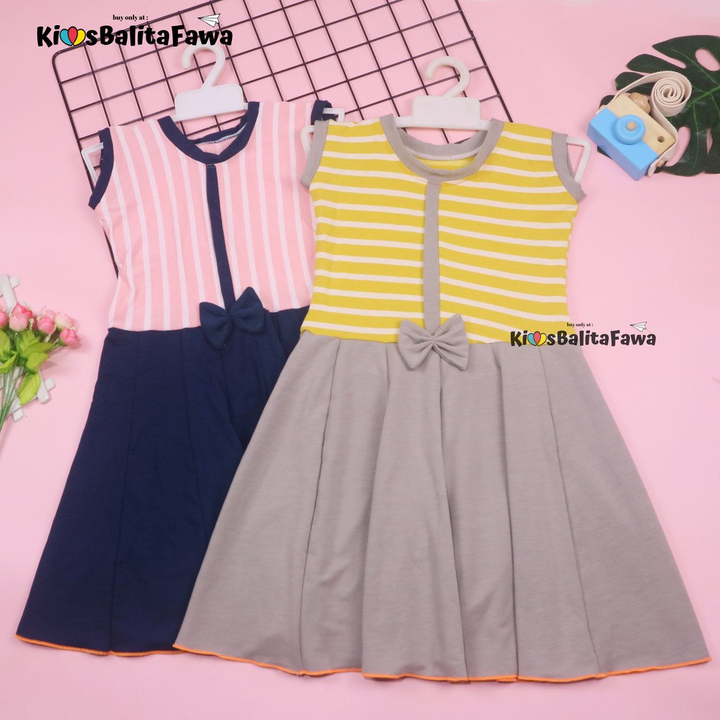 Dress Sinta uk 5-6 Tahun / Dress Lengan Dress Murah Dress Balita Dress Import Dress Anak Murah