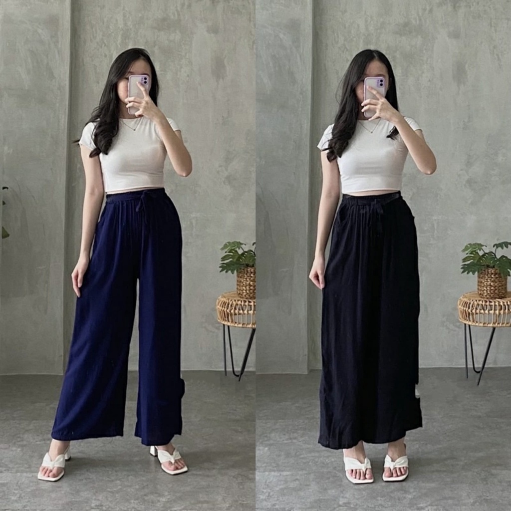 BEFAST - ZFF OOTD kemeja Oversize KIMMY / Home Wear Loose Kulot / Kulot Wanita Terbaru / Celana Panjang Wanita Kekinian / Kulot Trendy / Pakaian Casual Wanita / Celana Kulot Terlaris / Fashion Ala Korean Style Wanita / Termurah