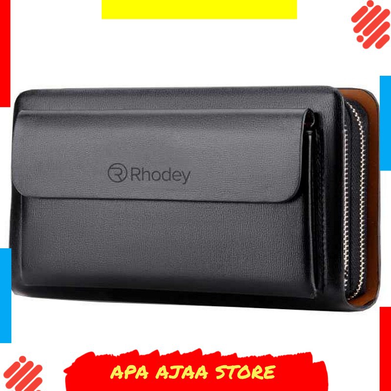 Hot Promo ! Rhodey Dompet Clutch Wanita Bahan Kulit - 007