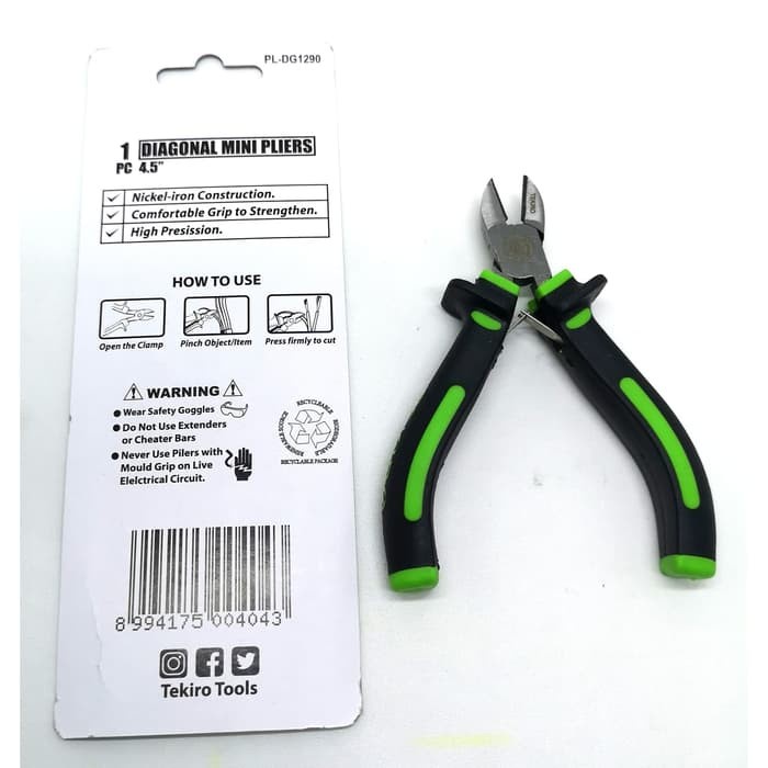 tang potong 4.5&quot; TEKIRO PL-DG1290 / diagonal pliers 4.5 inch tekiro