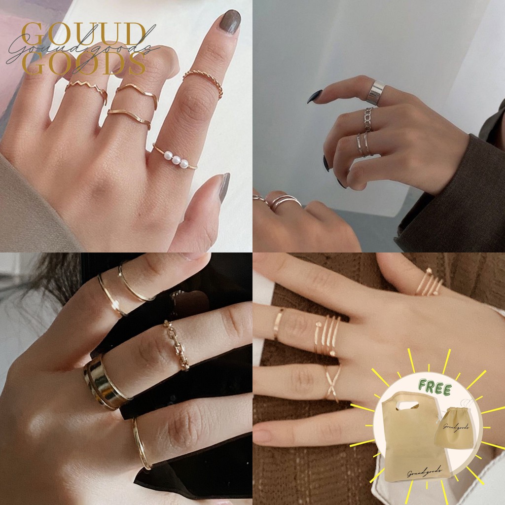 Ring Set / Cincin Wanita Aksesoris Wanita