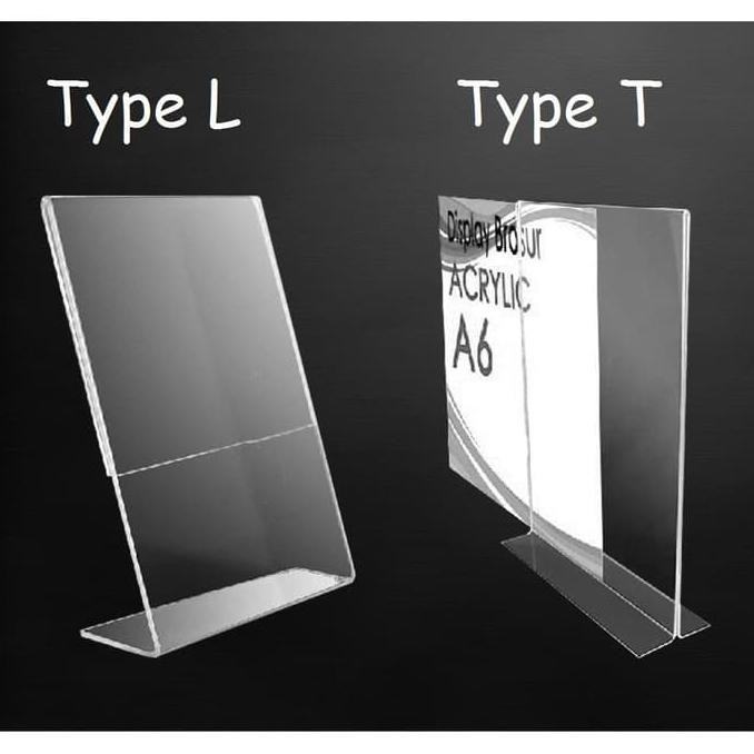 

Acrylic/Akrilik Brosur Stand A4 Series - A4 L Potrait