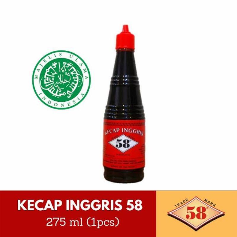 

Saos 58 - Kecap Inggris Halal 275ml