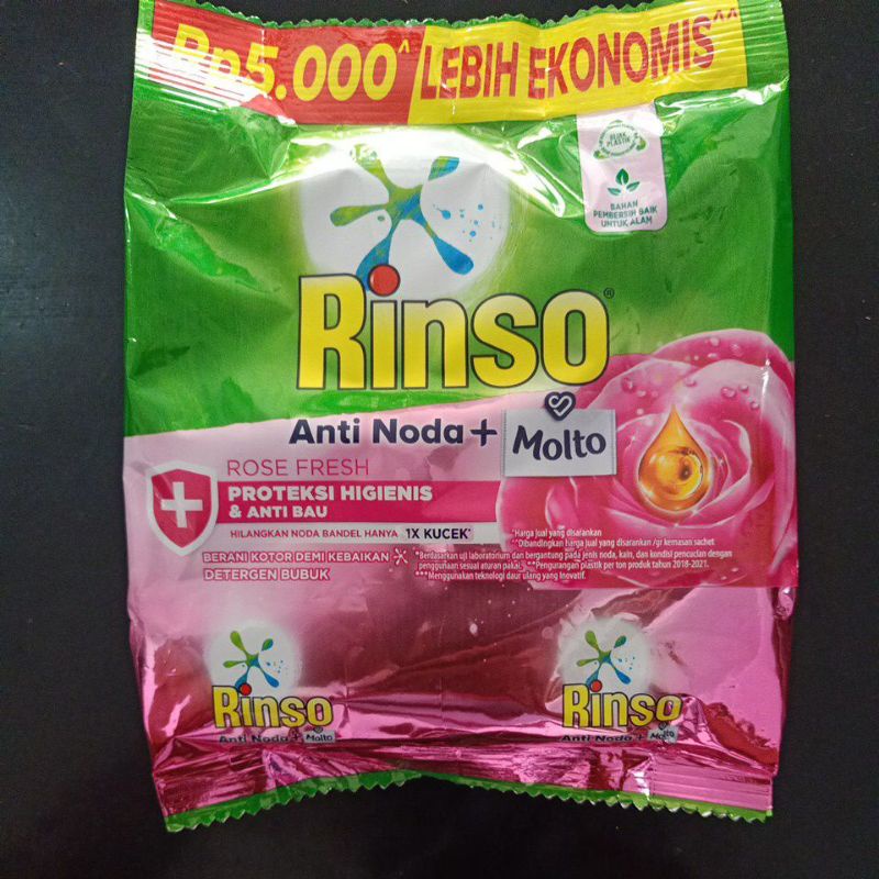 Rinso Anti Noda - Rinso Bubuk - Rinso detergen 5000