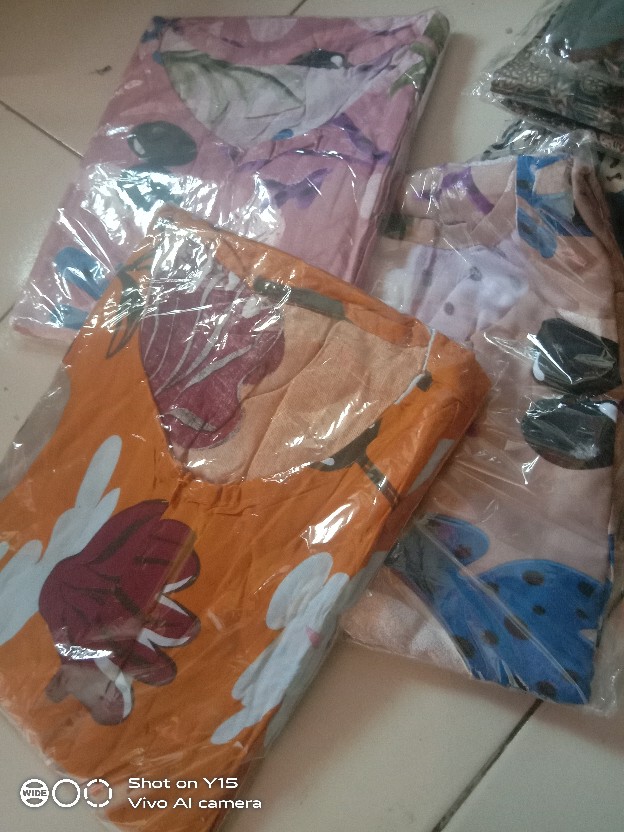 Setelan Celana Panjang Batik Cap/ Malaman