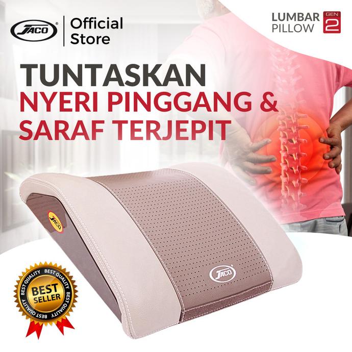 Alat Terapi Nyeri Pinggang Saraf Terjepit Lumbar Pillow Low Back Pain