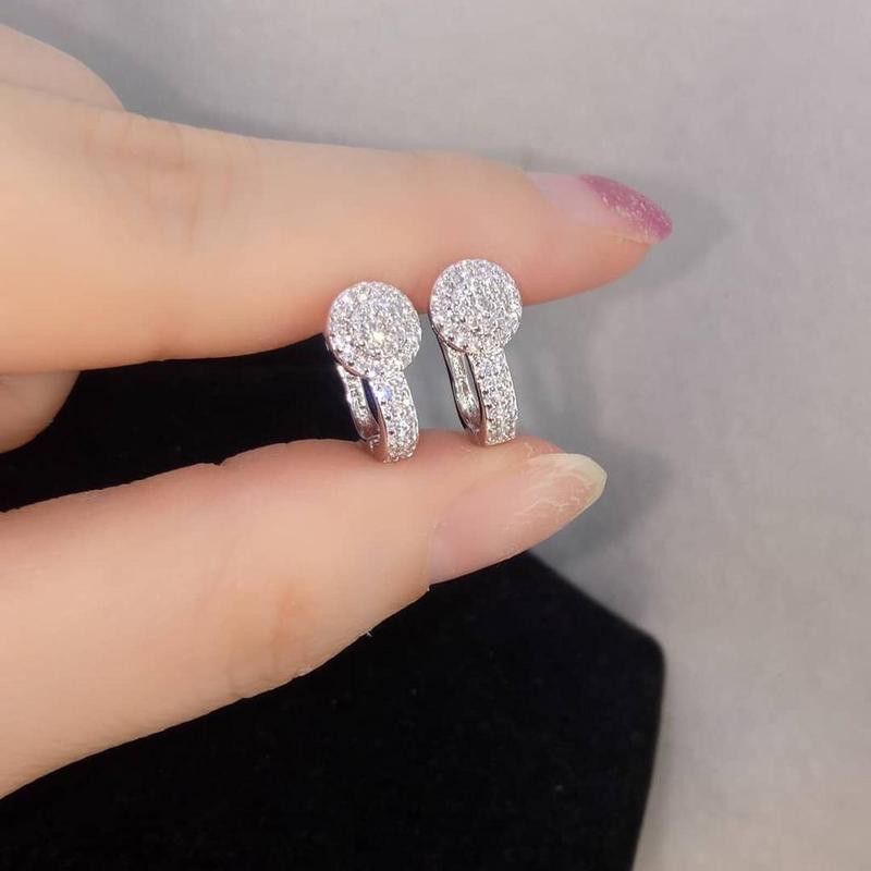 Anting Giwang Silver Diamond Xuping Titanium Antikarat Antialergi