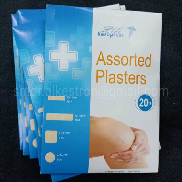 Assorted plaster resource plaster plastik