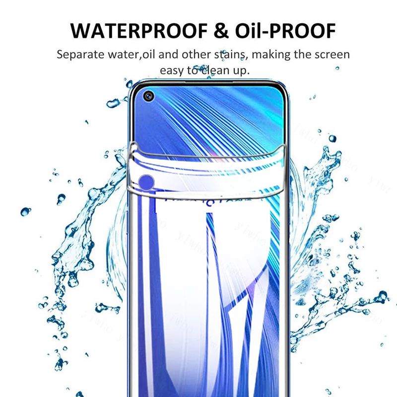 USAMS - HYDROGEL HYBRID FILM ANTI GORES GAMING REALME 8 PRO Q3 Q3i V13 GT 5G FULL SCREEN COVER