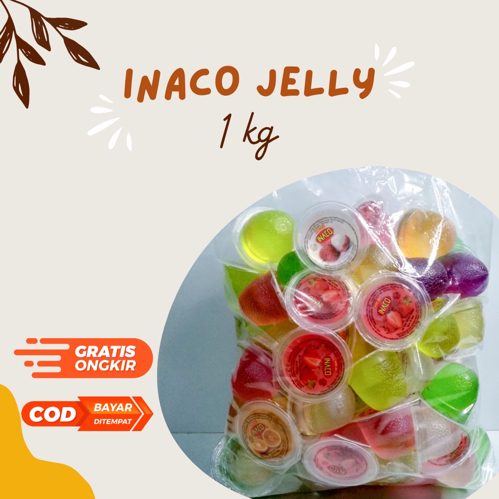 

Inaco Jelly Kiloan 1kg /Jelly Inaco 1Kg Mix Flavor