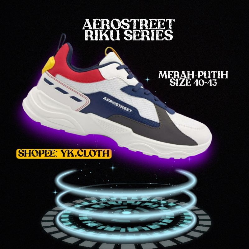 Aerostreet Riku Series Original BNIB | Sepatu Casual Sporty Pria Wanita