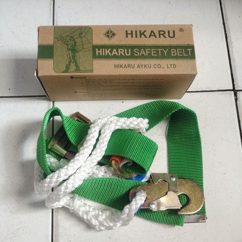 Safety Belt Ikat Pinggang Pengaman Single 1 Satu Hook Hidaku / Hikaru / GT LIFE
