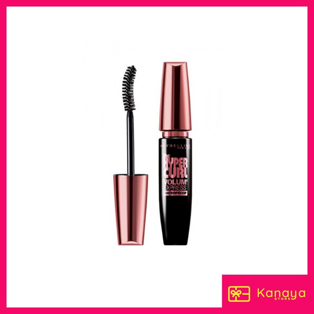 (BISA COD) Maybelline Hypercurl Volum Express Waterproof Mascara ORIGINAL