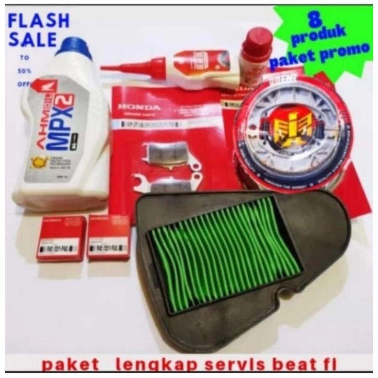 PAKET SERVICE SERVIS MOTOR BEAT Fi SCOOPY Fi VARIO 110 INJEKSI HONDA