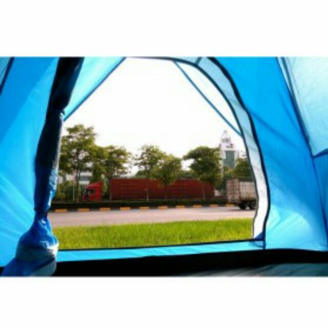 Tenda Camping/ Anti Wind Bunk Camping Tent - Blue OMSE2MBL