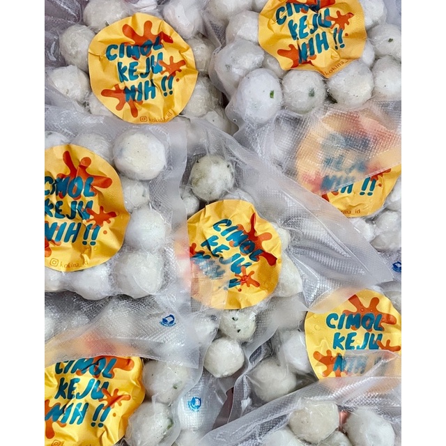 

Cimol keju leleh
