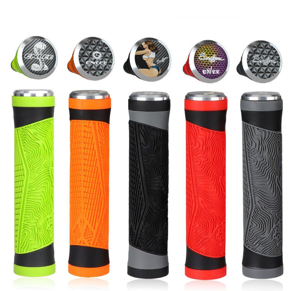 Lanfy Sepeda Grips Ergonomis Kualitas Tinggi 1pasang Bersepeda Ultralight Sepeda Aksesoris Sepeda Bagian Bar End Penyerapan Shock Stang Sepeda Cover