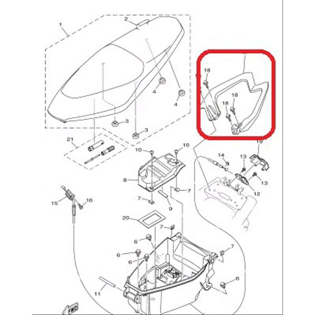 Ready Behel Jok Yamaha Mio M3 Mio 125 Mio Z Original Murah