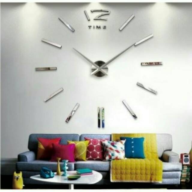 jam dinding digital 3D