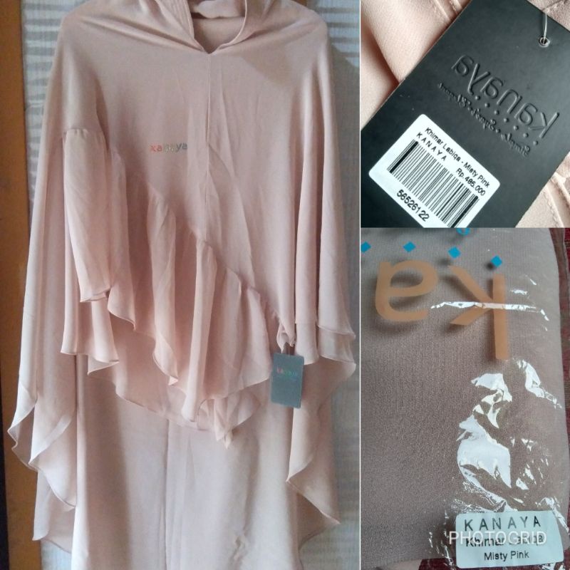 Khimar Kanaya - model Labiqa - misty pink