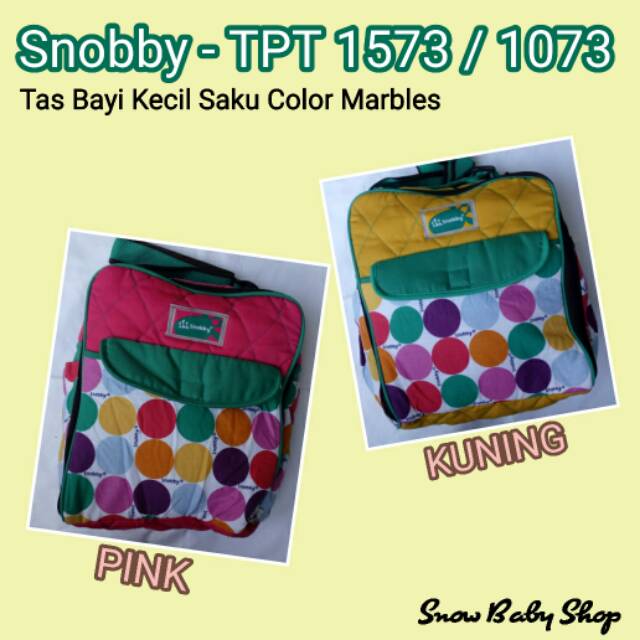 Snobby TPT 1573 / 1073 Tas Bayi Kecil Saku Color Marbles / Diaper Bag