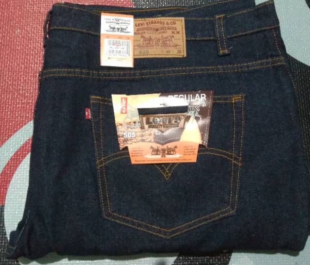 Delaux Store Celana Jeans Panjang Pria Big Size / Ukuran Besar / Ukuran Jumbo Model Standar Premium