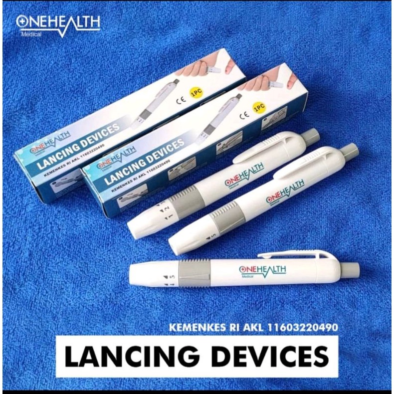 Lancing Device / Pen Onehealth + 10 pcs Lancet