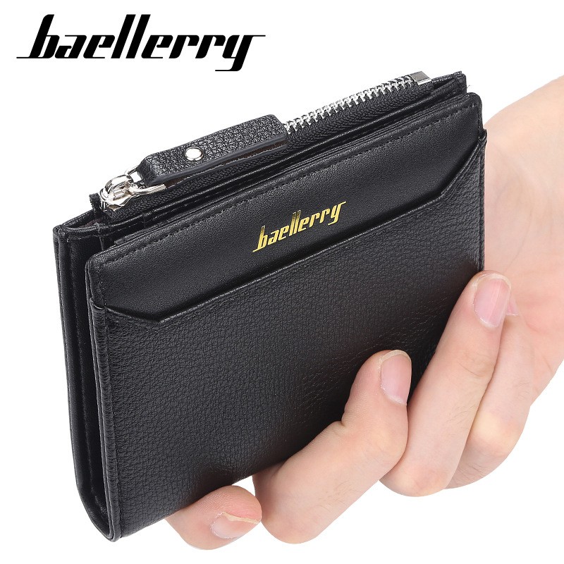 ORIGINAL BAELLERRY DR023 DOMPET PRIA SLETING TEMPAT KOIN KULIT SINTETIS