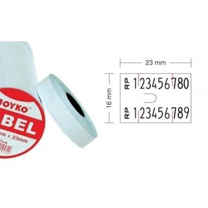 

♟ Label HArga roll 2 baris 16 mm x 23 mm JOYKO ♘