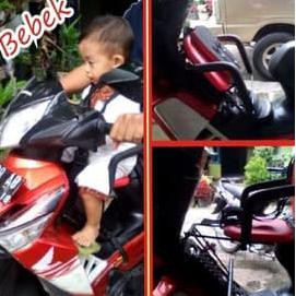Kursi / Jok bonceng , boncengan anak depan motor Bebek