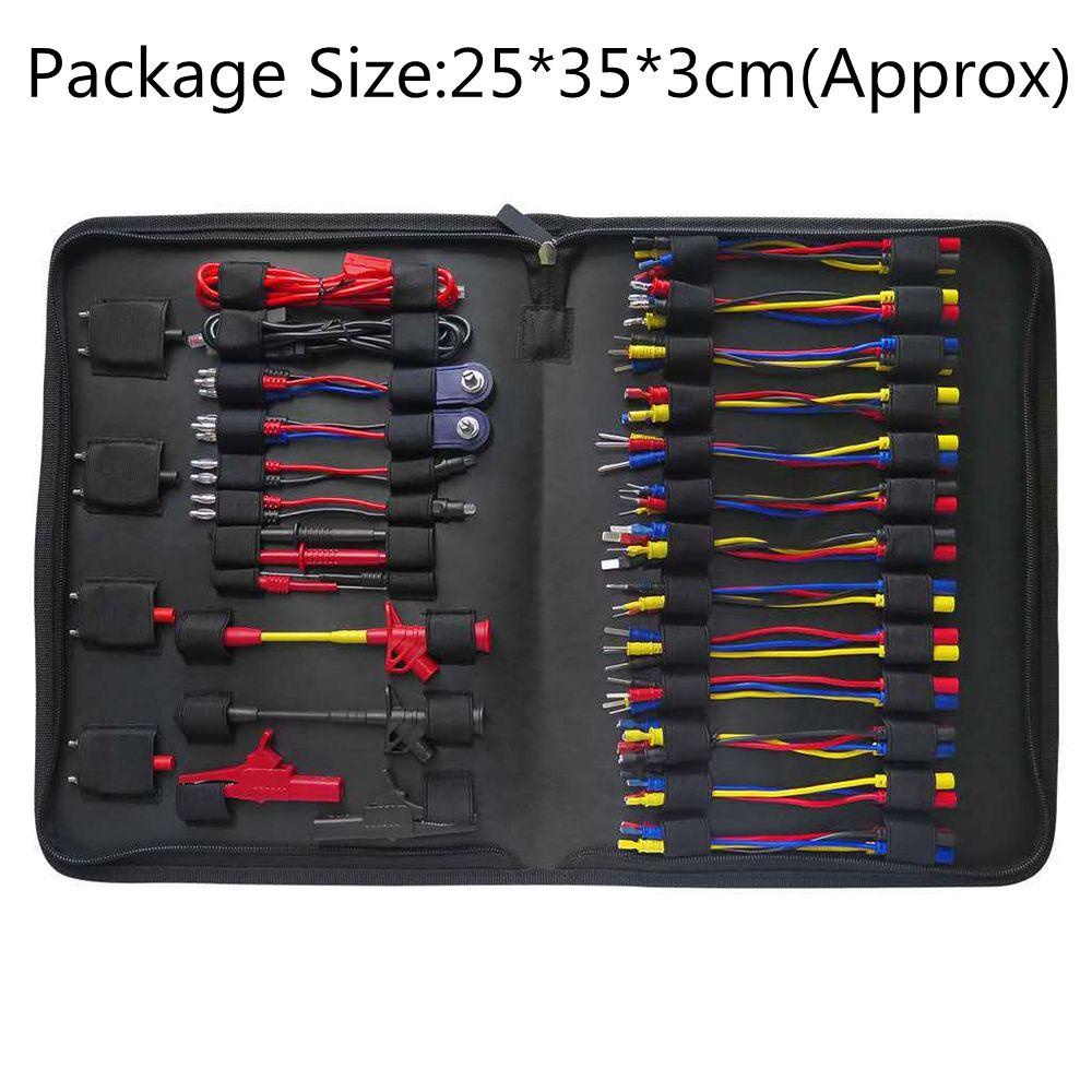 Populer 70PCs/Set Multimeter Test Lead Kit Set Kualitas Tinggi Universal Untuk Multi-Fungsi Alat Diagnostik Perbaikan Test Lead