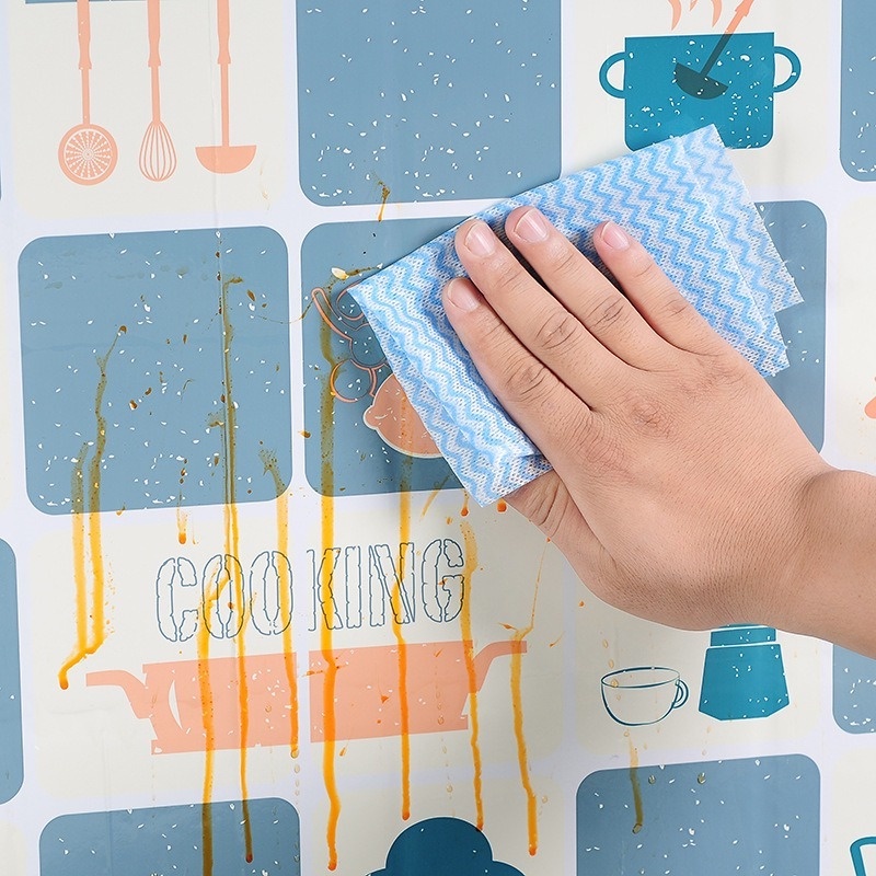 Stiker Dinding Bahan Pvc Tahan Air Dan Minyak Gambar Kartun Untuk Dekorasi Rumah