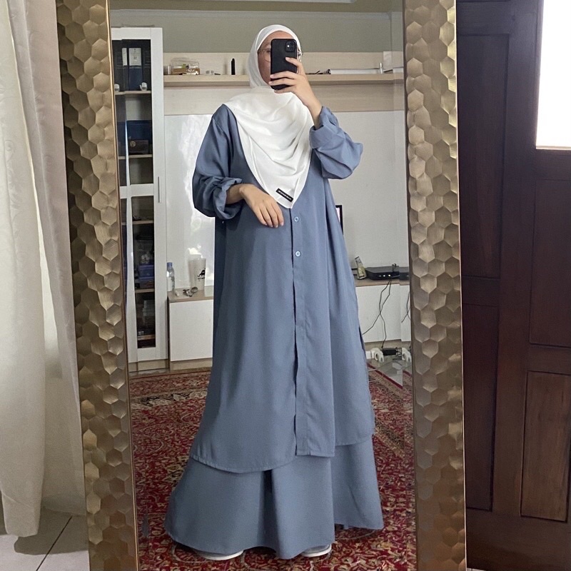 NARA SET TUNIK & ROK  | hi.shafiyya | TUNIK MURAH