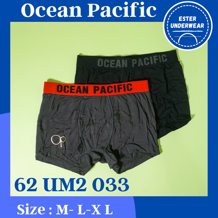 CELANA DALAM BOXER TERBARU OCEAN PACIFIC OP 2 033 isi 2 pcs