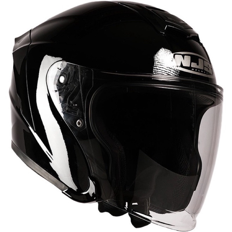 NJS Kairoz Helm Half Face [Original]-Black Doff