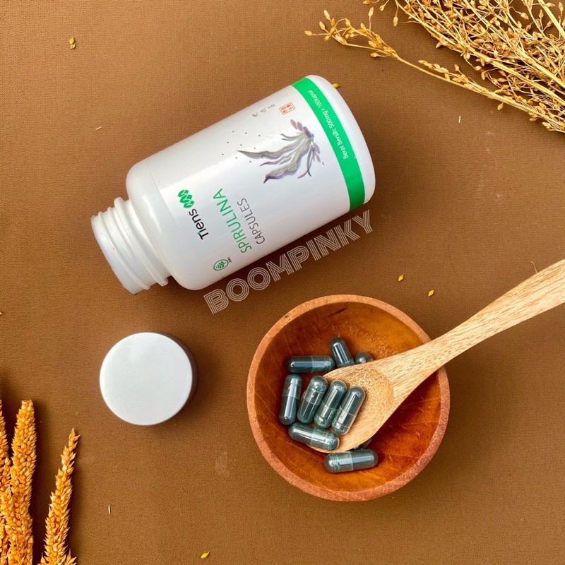 Masker Spirulina / Tiens Spirulina Asli Original 100% Perkapsul