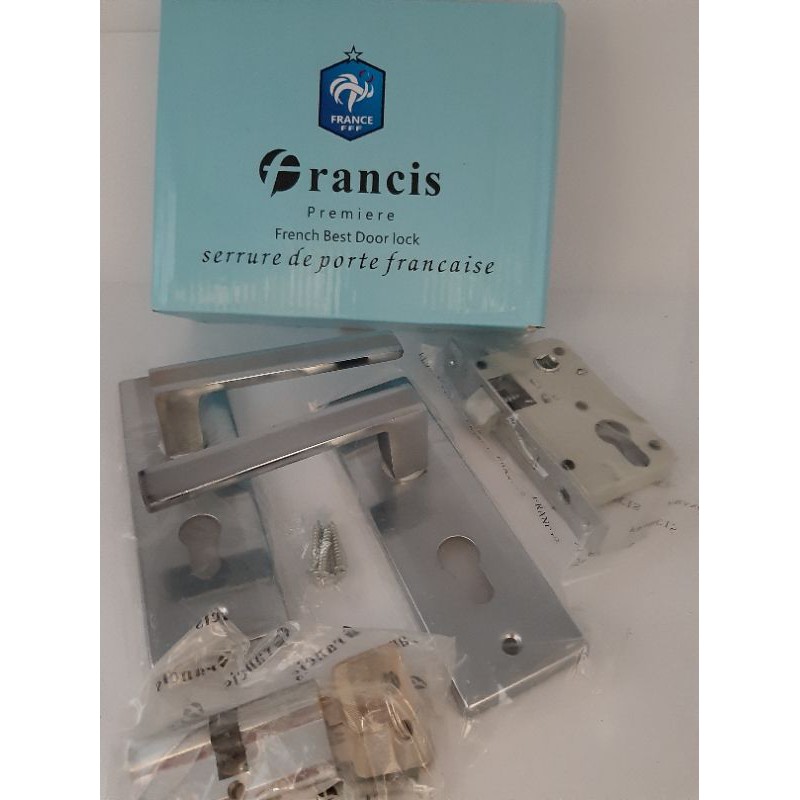 KUNCI PINTU KECIL / DOOR LOCK francis Tersedia type gagang bulat dan petak minimalis