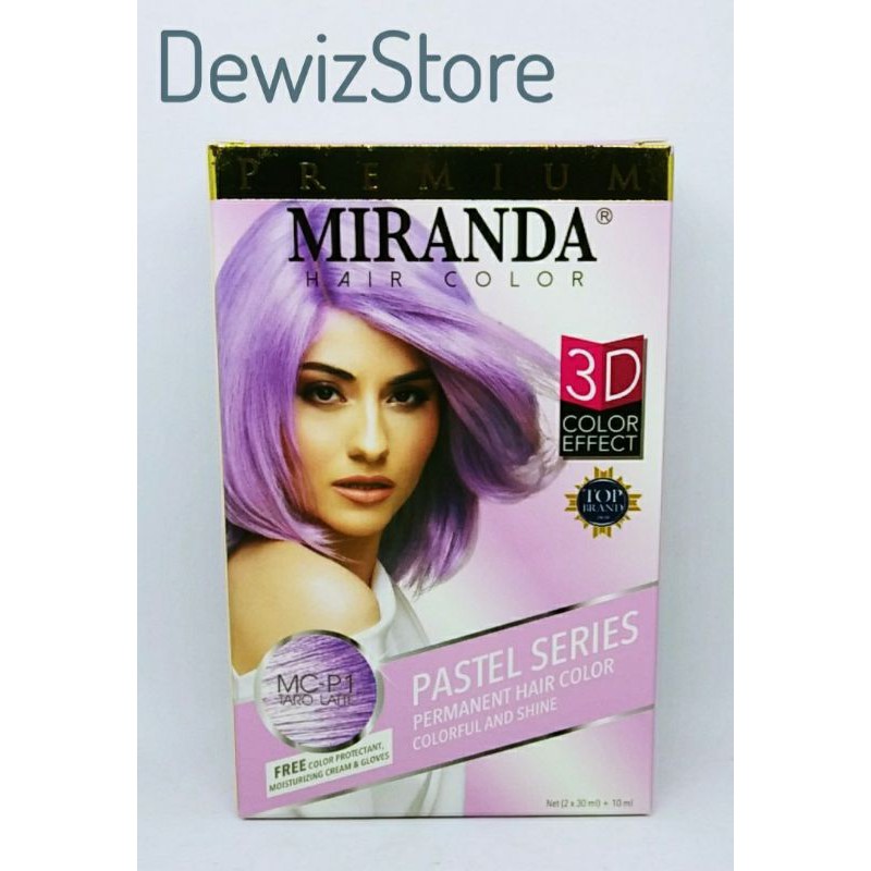 MIRANDA HAIR COLOR PASTEL SERIES (Semir Rambut Permanen)