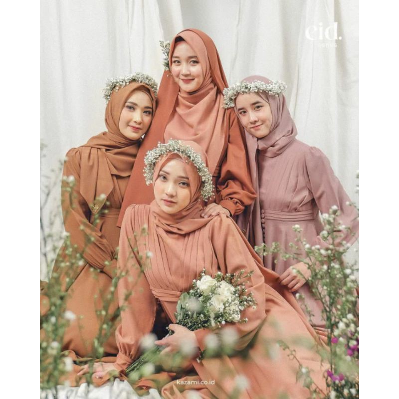 KAZAMI STORE JASMINE DRESS BAHAN DIAMOND IMPERIAL TIMELESS ELEGANT