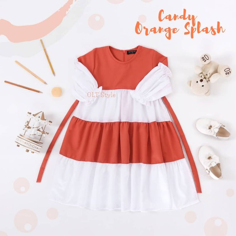 Gamis Anak Perempuan Katun Toyobo Premium Kombinasi Warna Warni Lucu