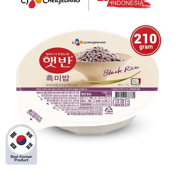 

TOP PRODUK CJ Hetbahn Black Rice - Nasi Hitam Instan Korea 210g RR4***