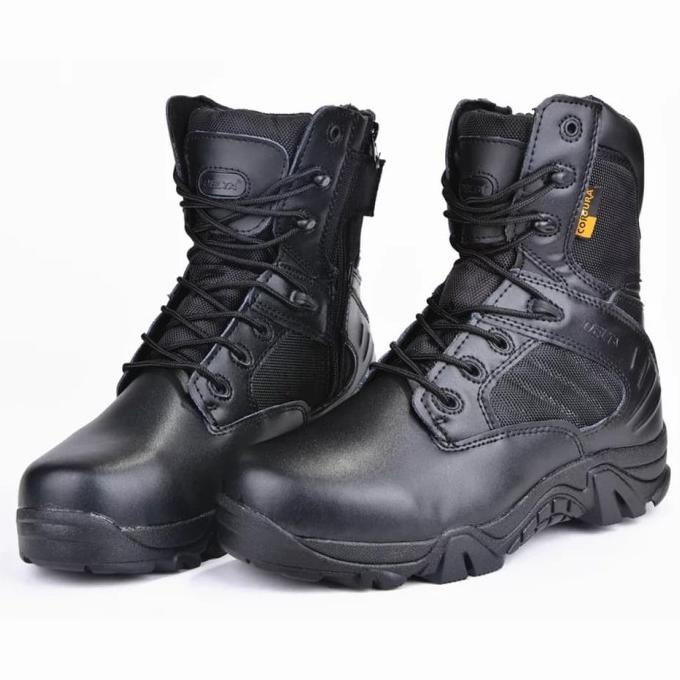 Sepatu boots delta Hitam impor /sepatu pdl delta cordura 100% original