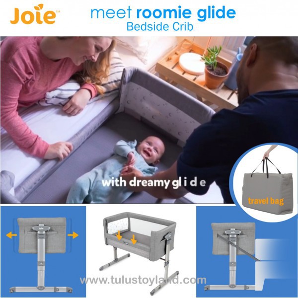 Jual Box Bayi Joie Roomie Glide Bedside Crib Ranjang Tempat