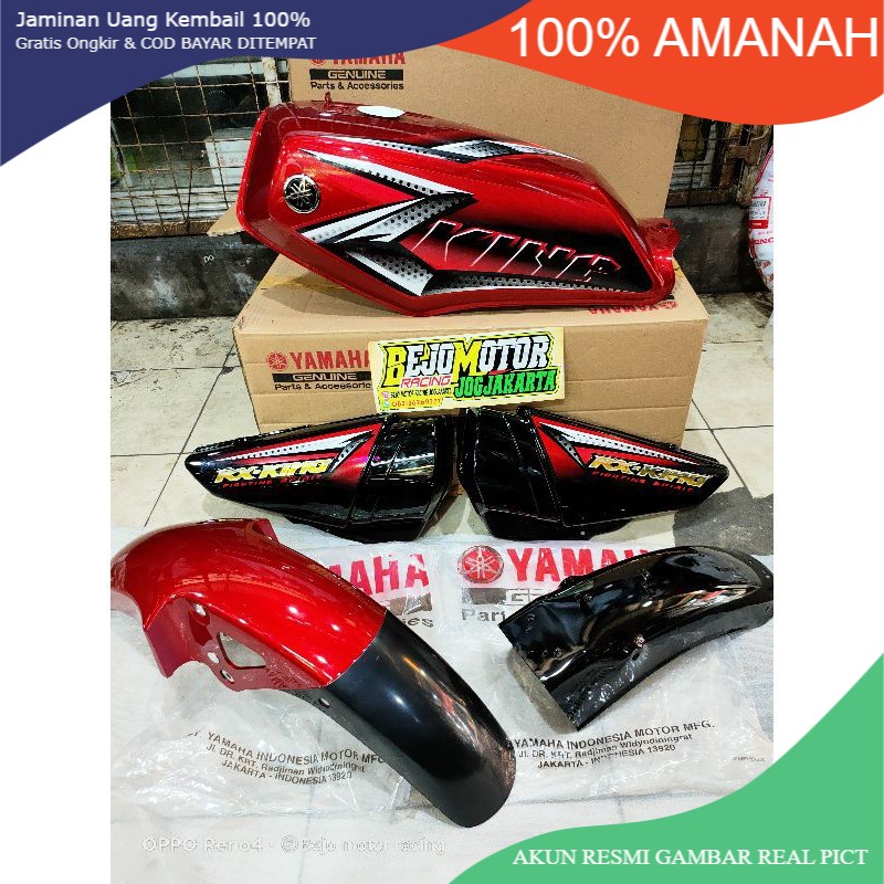 body set rx king new 2008 merah maron set original