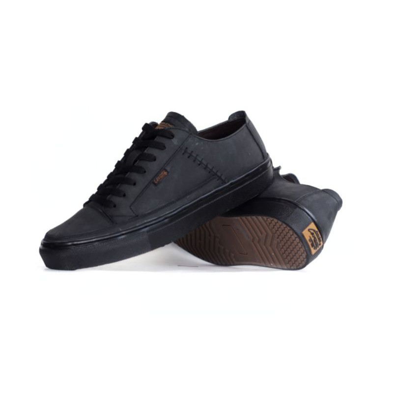 DANTE BLACK DOFF - Sepatu Sneakers Pria Kulit Asli Original 38 39 40 41 42 43 44