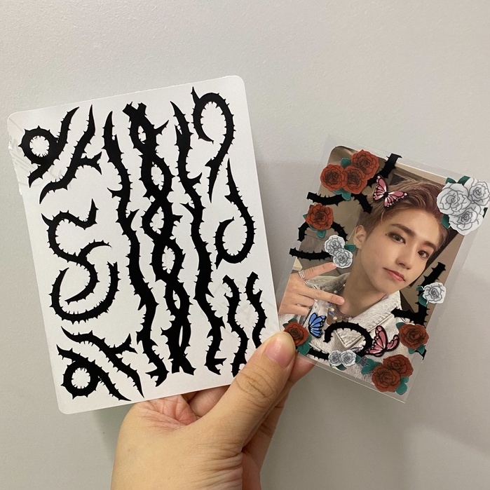 Stiker Dekorasi Deco Photocard / Journal / Polcos Duri (Waterproof) by @peachkiss.xo